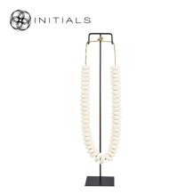 Object Nature Opera Necklace Hexa Wit