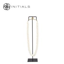 Object Nature Matinee Necklace Hexa White