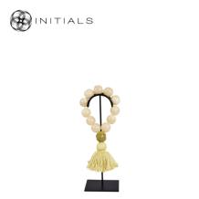 Object Nature Tassel Necklace Soft Pink