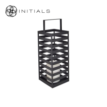 Lantern Boîte Raw Iron Black High