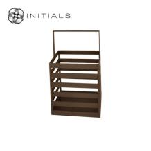 Lantern Boîte Raw Iron Metallic Brown Low