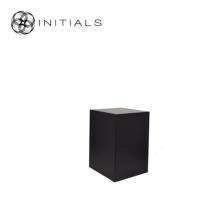 Pillar Block Mdf Black Square