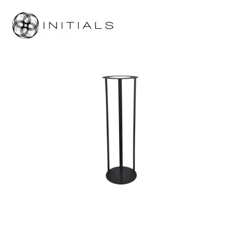 Stand Bridge Raw Iron Black Round