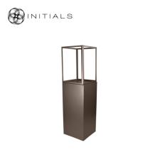 Display Pillar L Metallic Brown & Showcase 40 Clear
