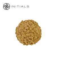 Cushion Ball Penthouse Pebble Saffron Gold