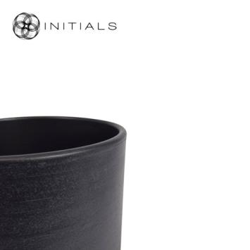 Pot Scalas Ceramic Black