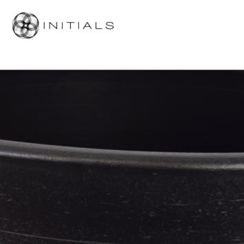 Pot Scalas Ceramic Black