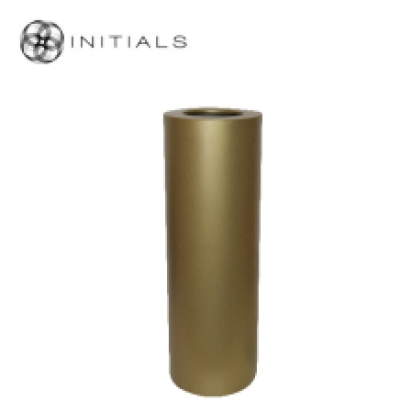Stand Tower Raw Metal Gold Round