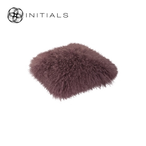 Cushion Ranch Sheepskin Grape Purple